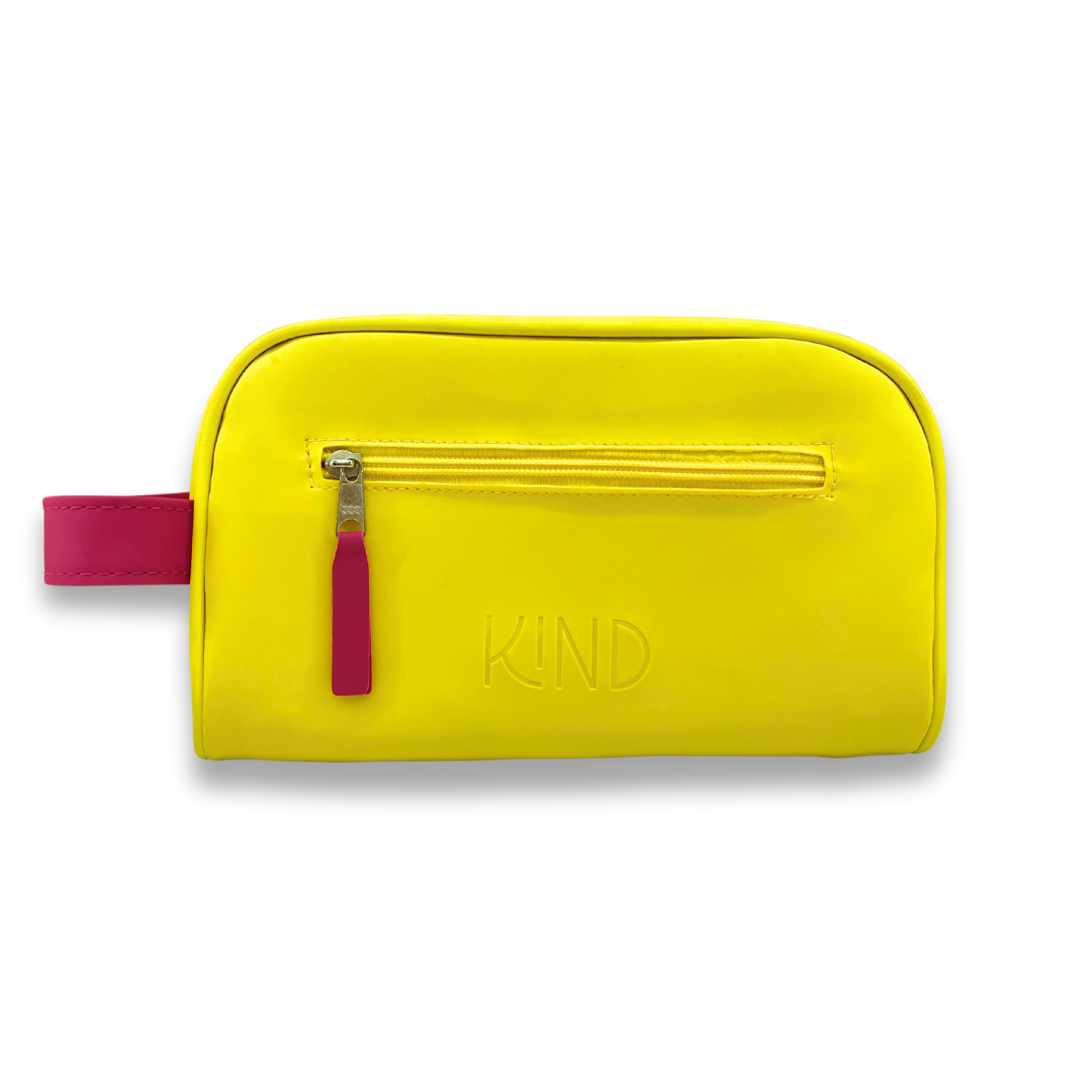 Necessaire Amarela e Rosa